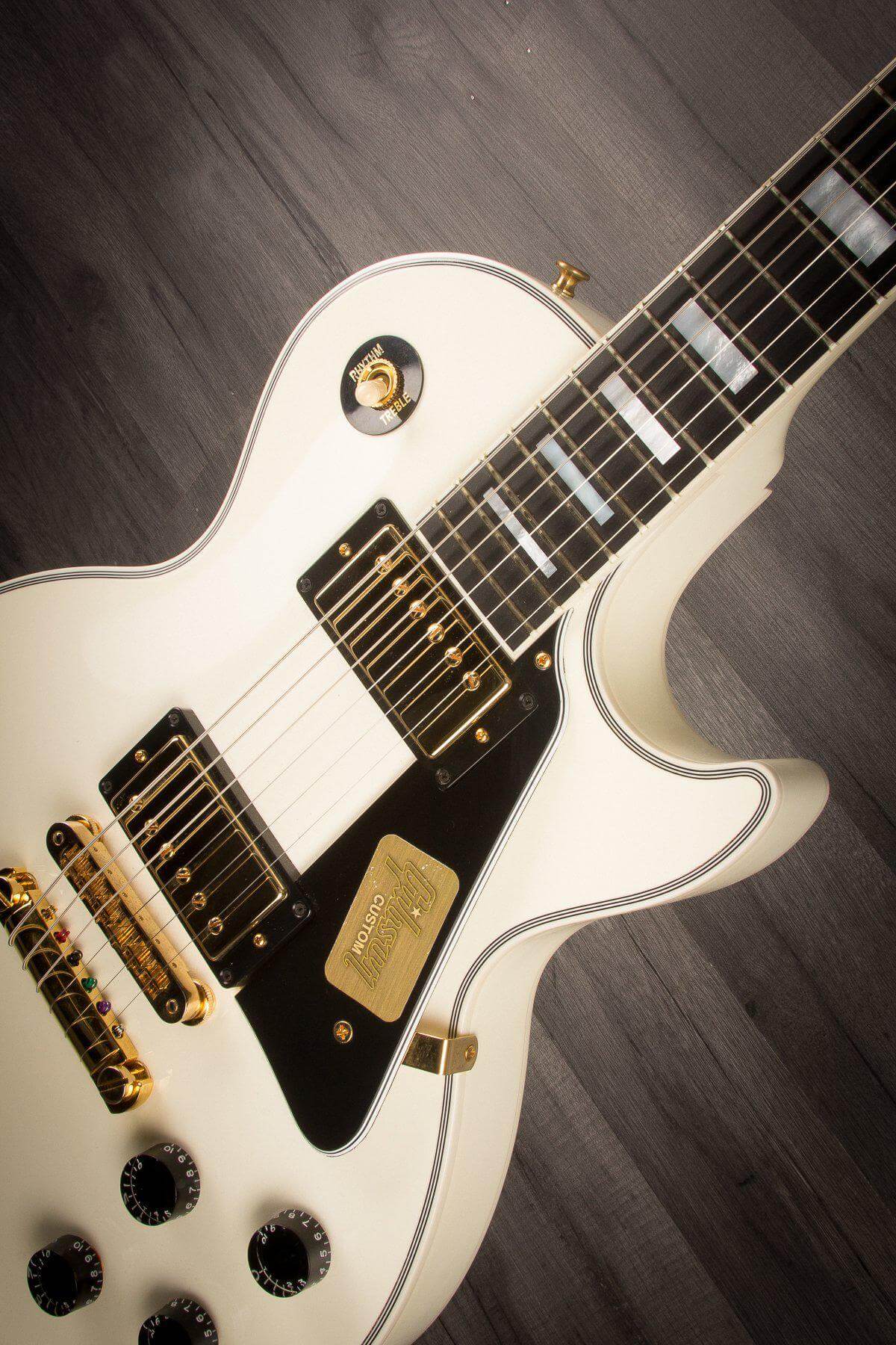 USED - Gibson Custom Shop Les Paul Custom - 2014 Alpine White