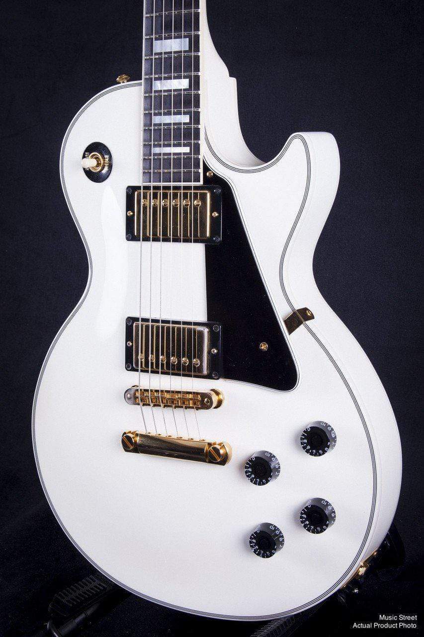 USED - Gibson Les Paul Custom Alpine White (Ebony Fingerboard)