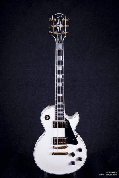 USED - Gibson Les Paul Custom Alpine White (Ebony Fingerboard)