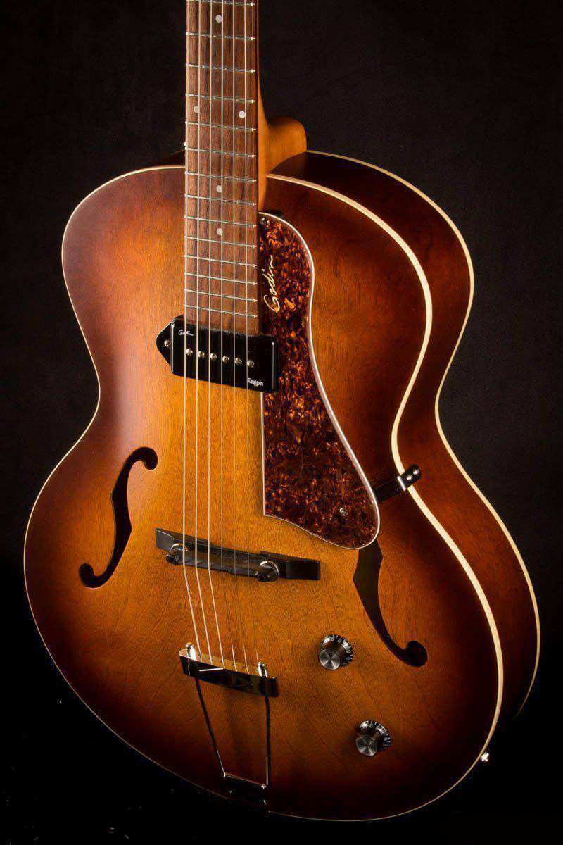 USED - Godin 5th Avenue Archtop Guitar with Hard Case