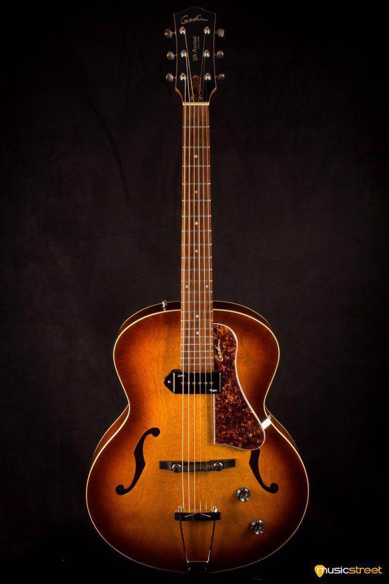 USED - Godin 5th Avenue Archtop Guitar with Hard Case