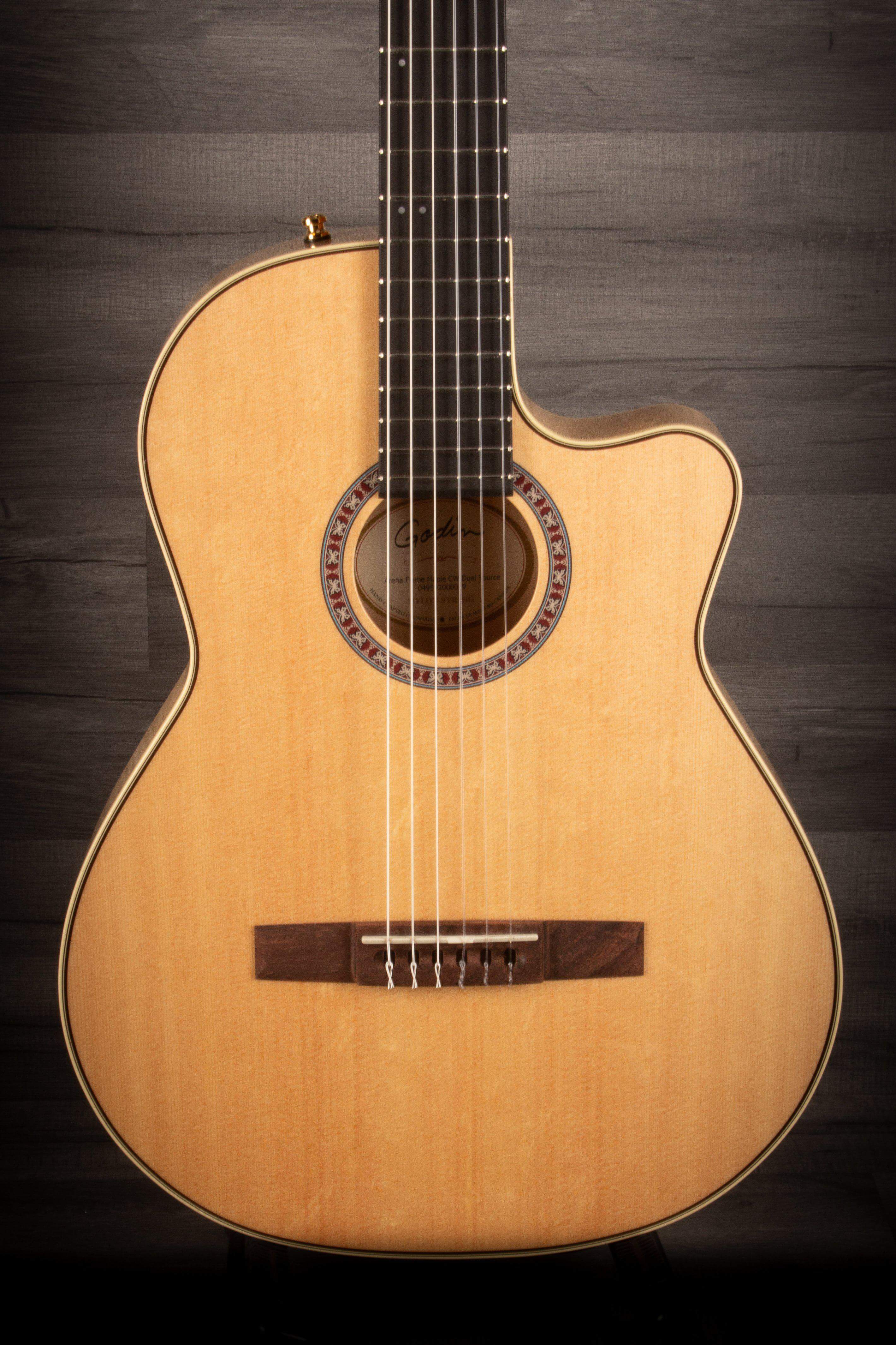 Godin Arena Flame Maple CW Crescent II with Bag