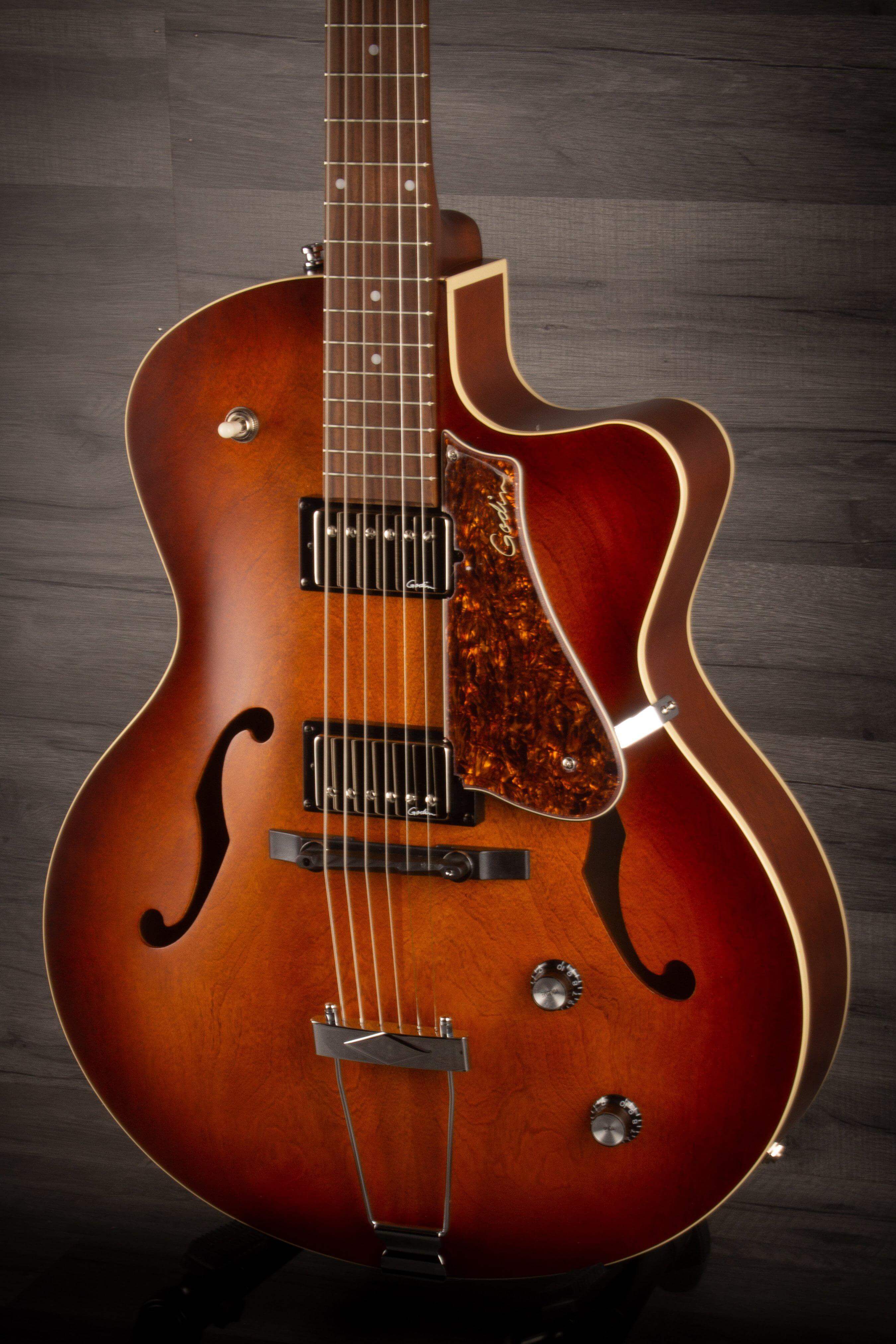 Godin 5th Avenue CW Kingpin II Humbucker - Cognac Burst
