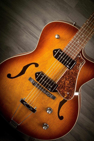 Godin 5th Avenue Kingpin Dual P90 - Cognac Burst