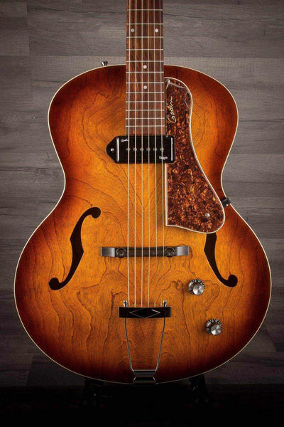 Godin 5Th Avenue Kingpin P90 Cognac Burst