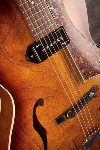 Godin 5Th Avenue Kingpin P90 Cognac Burst