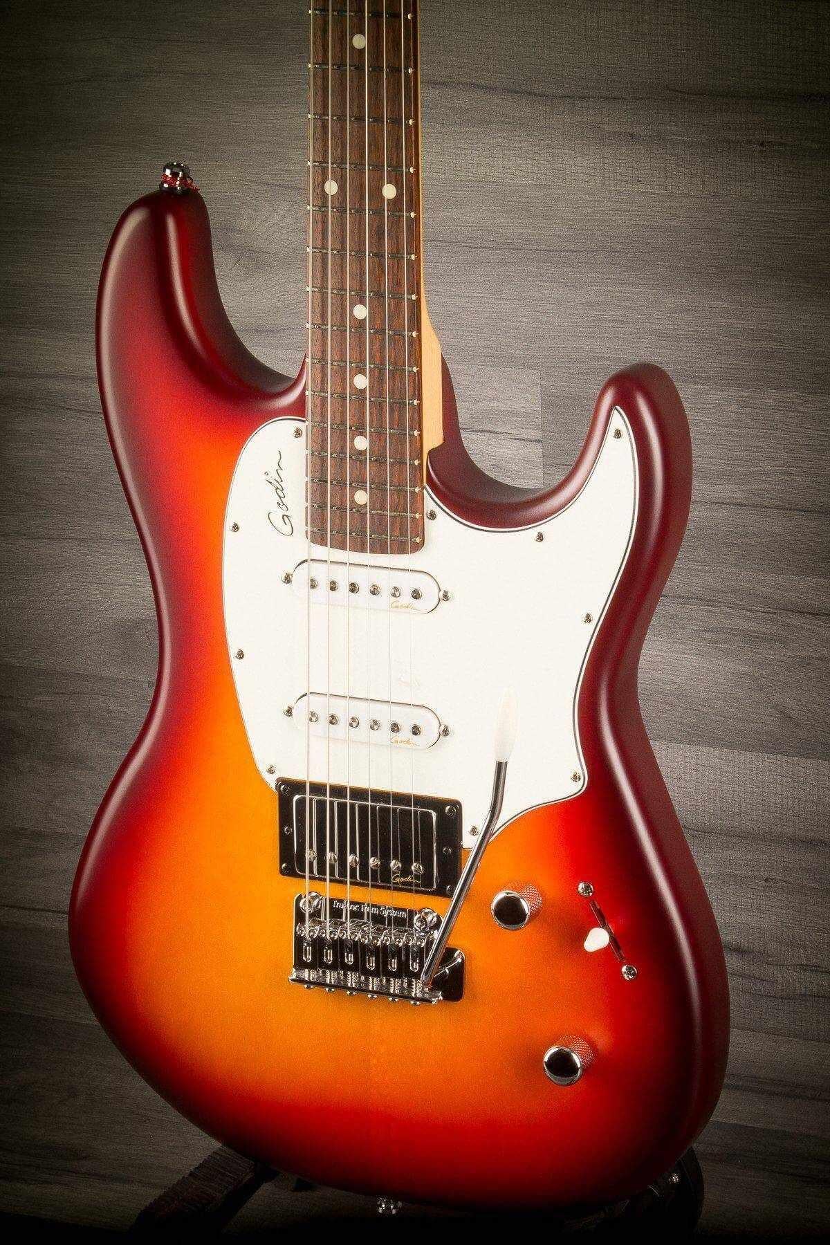 Godin Session Cherry Burst SG