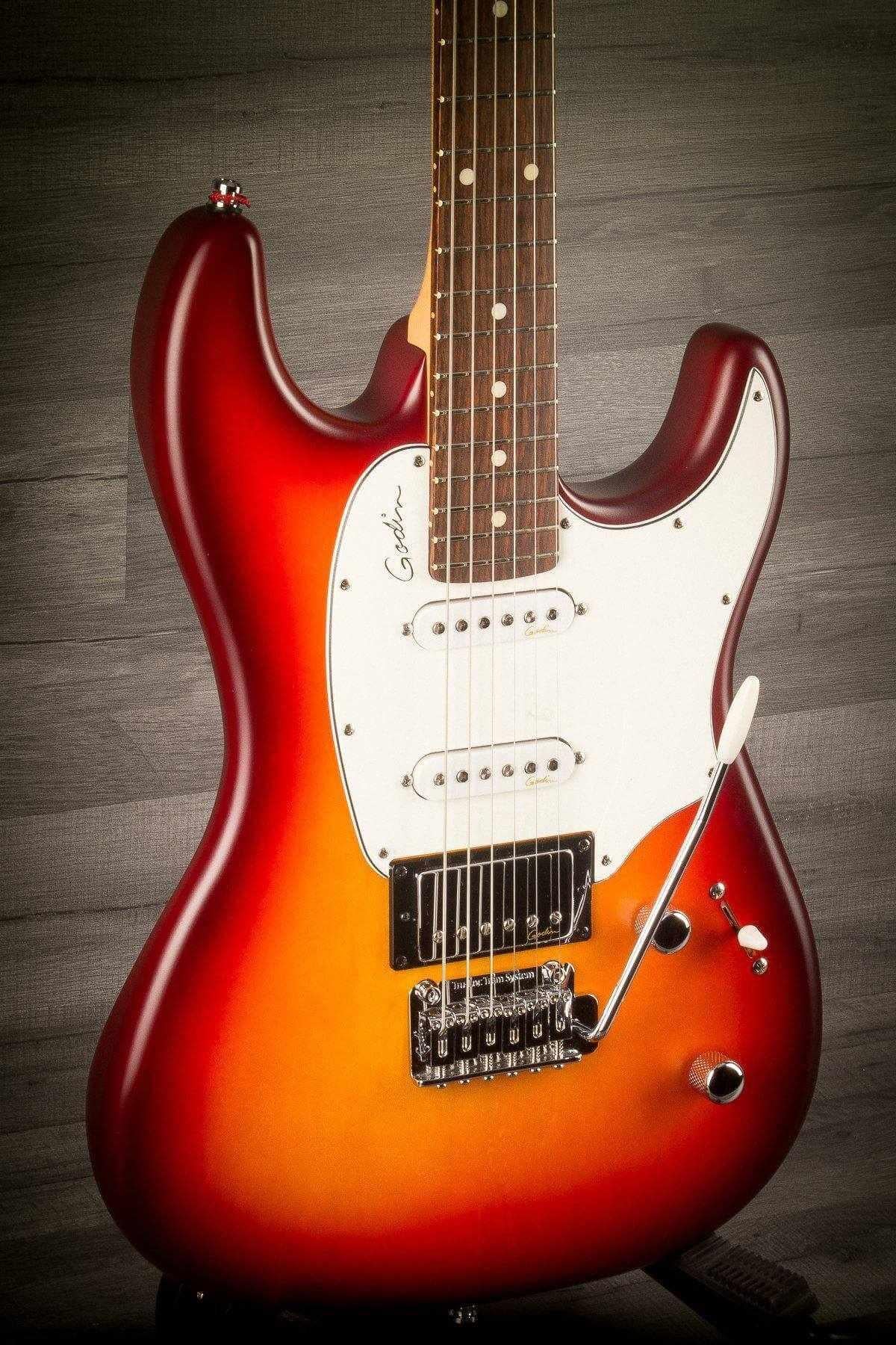 Godin Session Cherry Burst SG