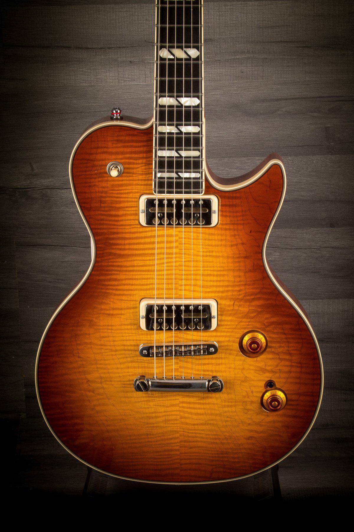 Godin Summit Classic Supreme Limited Cognac Burst Flame Top