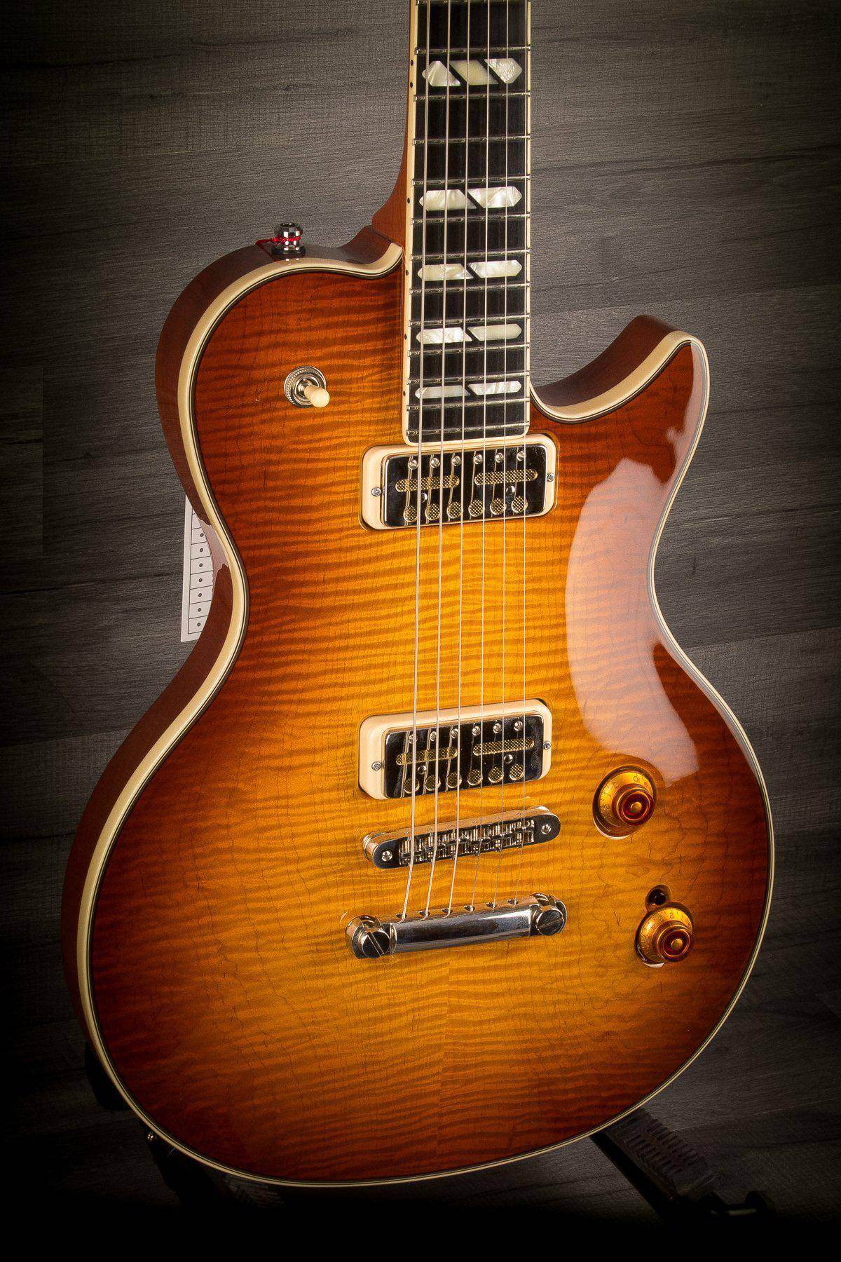 Godin Summit Classic Supreme Limited Cognac Burst Flame Top
