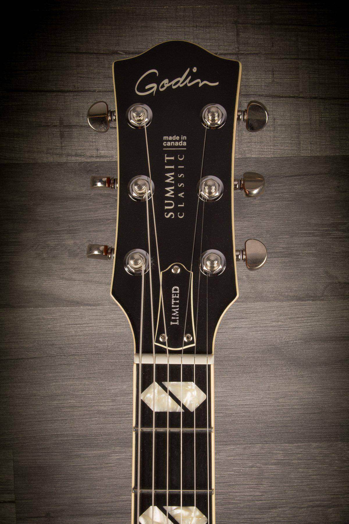 Godin Summit Classic Supreme Limited Cognac Burst Flame Top