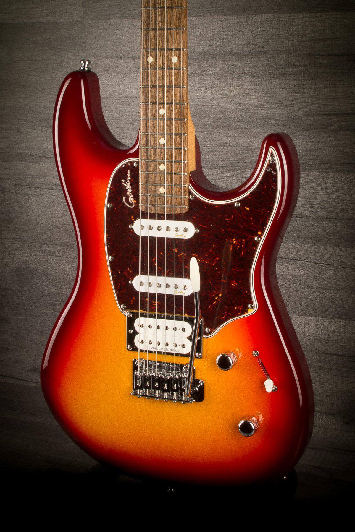 USED - Godin Session LTD Cherry Burst HG RN