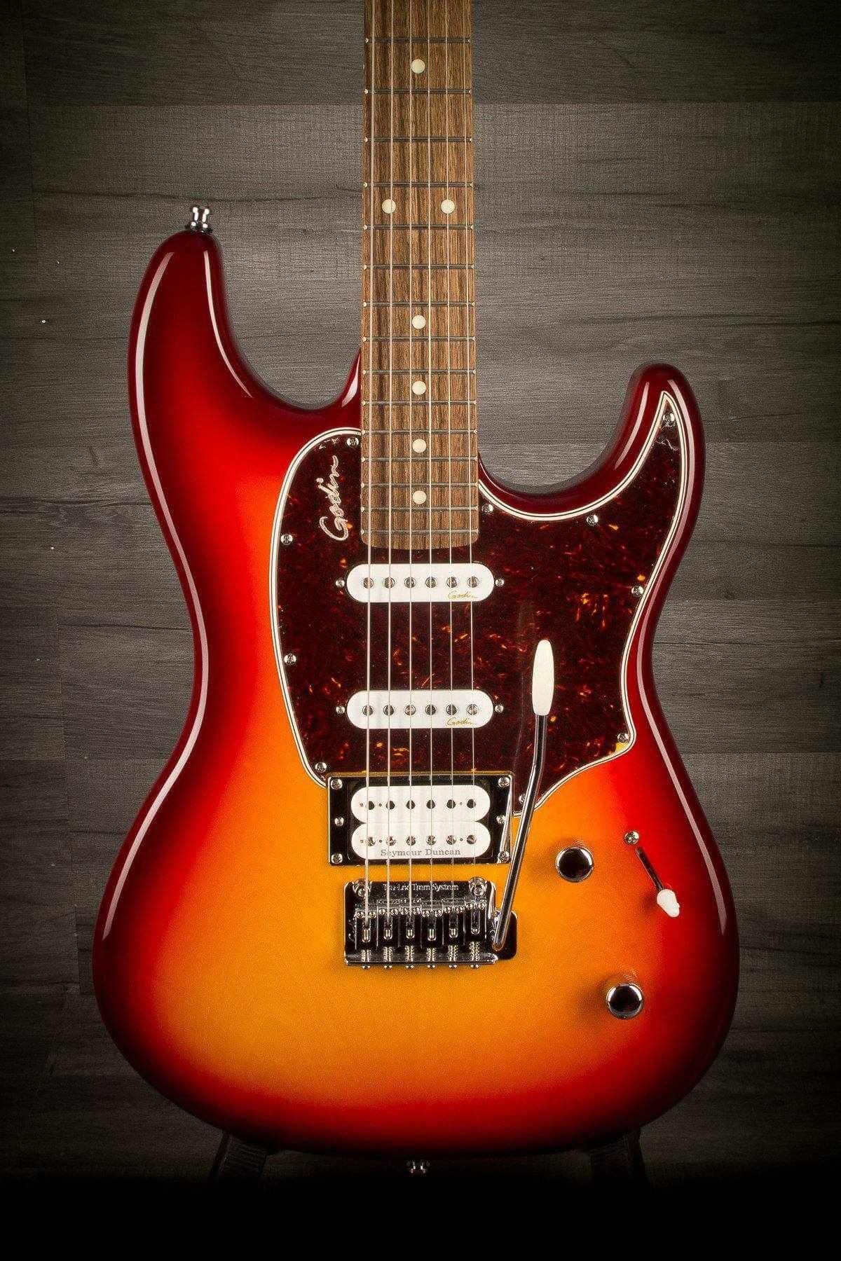 USED - Godin Session LTD Cherry Burst HG RN