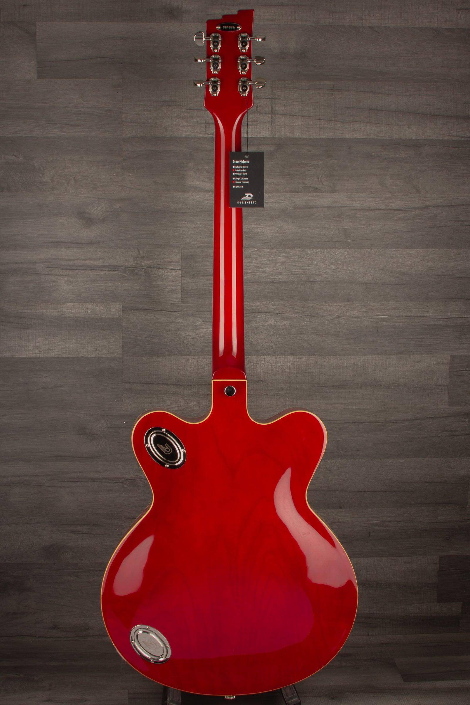 Duesenberg Gran Majesto 2C Electric Guitar in Cherry Red inc Case