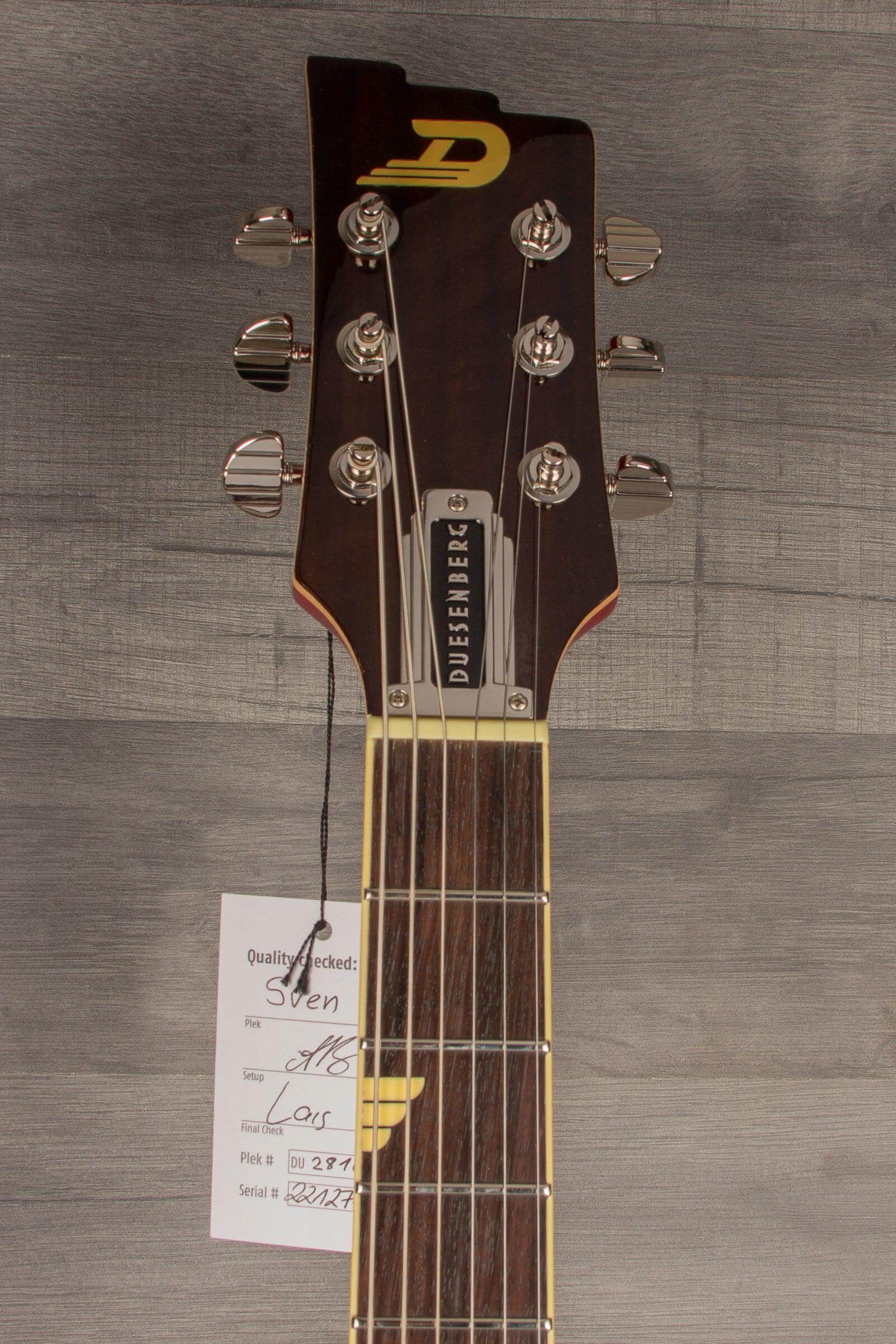 Duesenberg Gran Majesto 2C Electric Guitar in Cherry Red inc Case