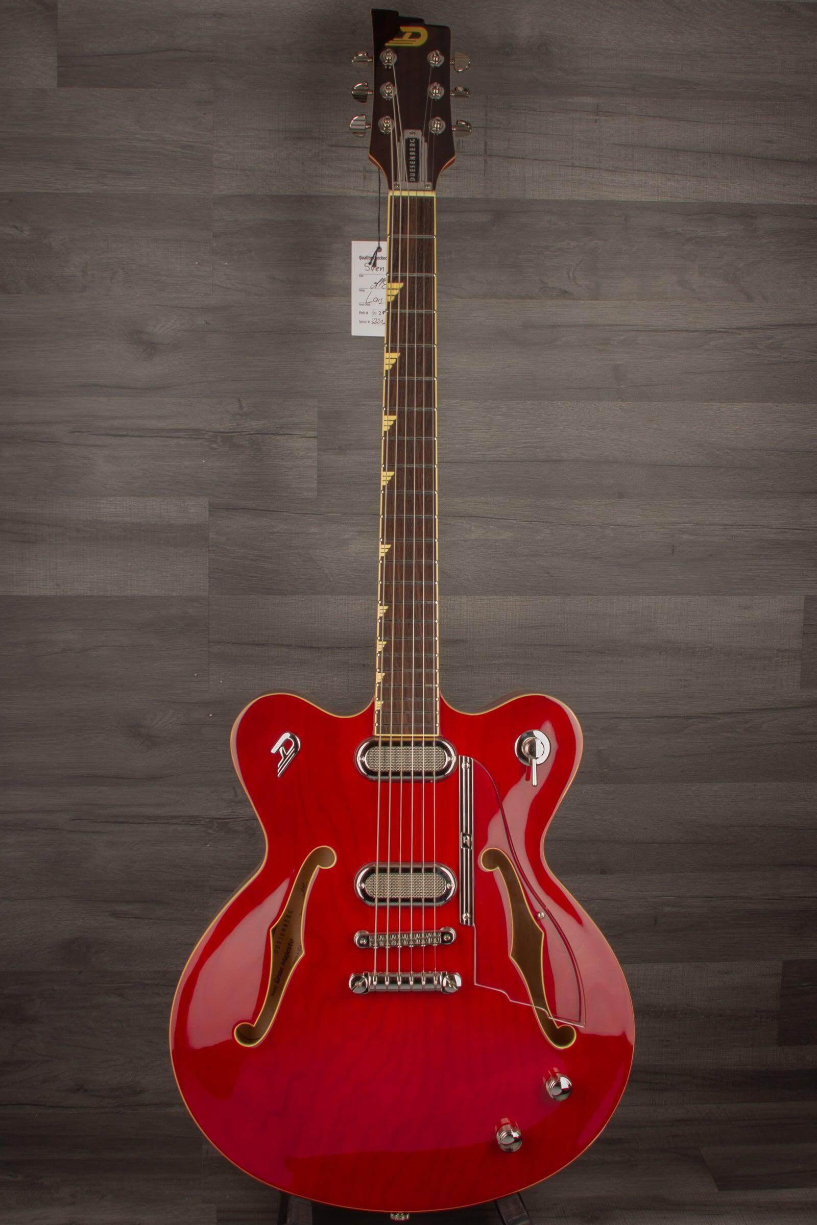 Duesenberg Gran Majesto 2C Electric Guitar in Cherry Red inc Case