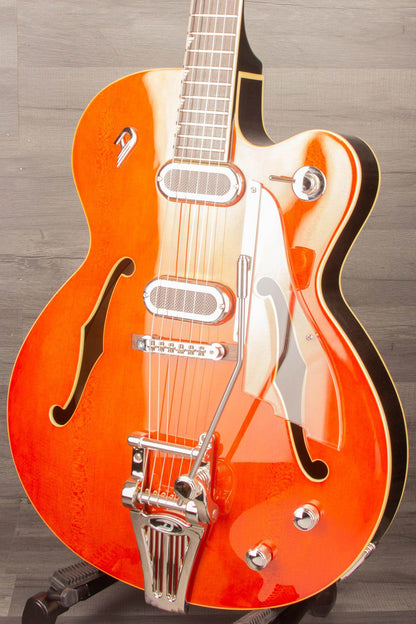 Duesenberg Gran Royale Single Cut Electric Guitar - Vintage Orange inc Case