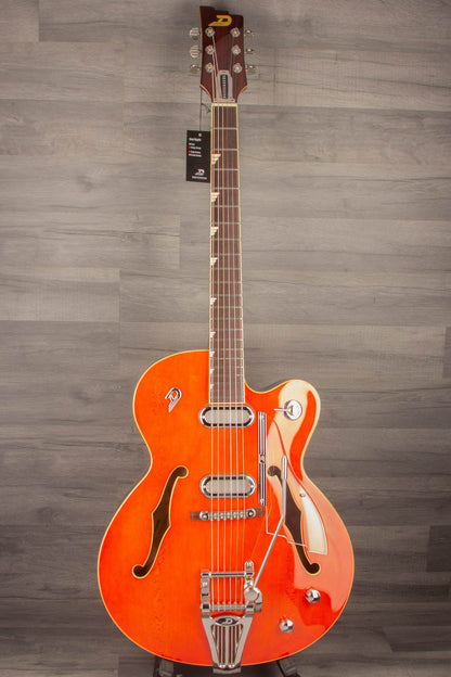 Duesenberg Gran Royale Single Cut Electric Guitar - Vintage Orange inc Case