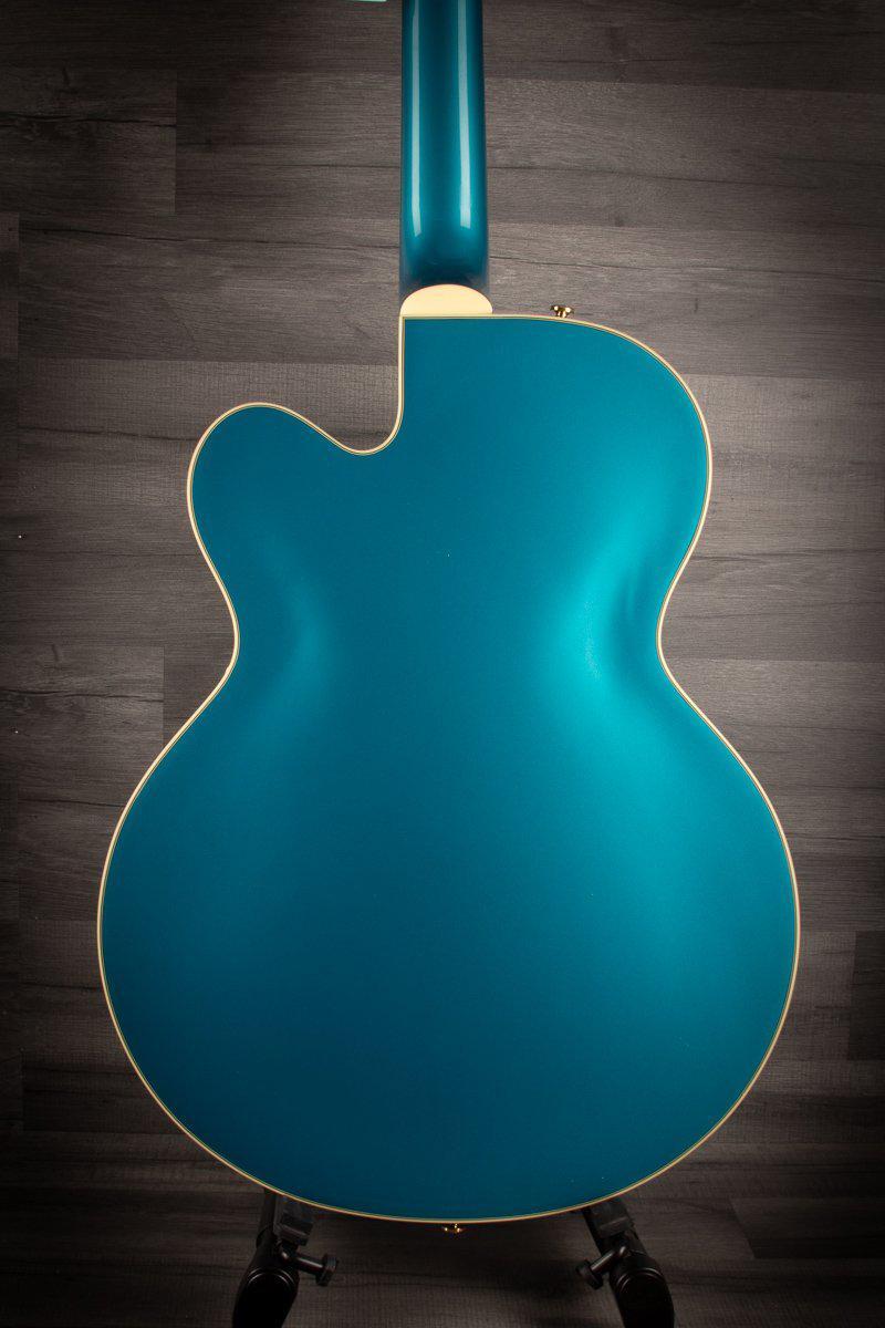 Gretsch Electric Guitar Gretsch - G2410TG Streamliner™ Hollow Body Single-Cut with Bigsby® and Gold Hardware, Laurel Fingerboard, Ocean Turquoise