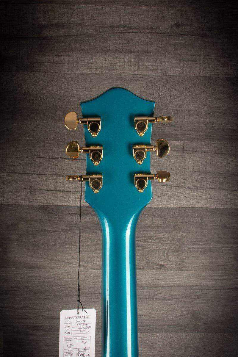 Gretsch - G2410TG Streamliner™ Hollow Body Single-Cut with Bigsby® and Gold Hardware, Laurel Fingerboard, Ocean Turquoise