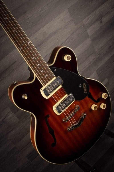 Gretsch - G2622-P90 Streamliner™ Center Block Double-Cut P90 with V-Stoptail, Laurel Fingerboard, Havana Burst