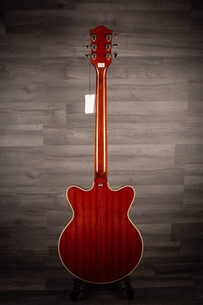 Gretsch - G2655T-P90 Streamliner™ Center Block Jr. Double-Cut P90 with Bigsby®, Laurel Fingerboard, Two-Tone Midnight Sapphire and Vintage Mahogany Stain