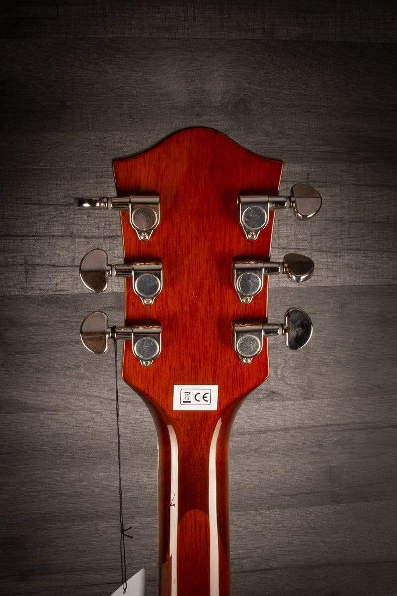 Gretsch - G2655T-P90 Streamliner™ Center Block Jr. Double-Cut P90 with Bigsby®, Laurel Fingerboard, Two-Tone Midnight Sapphire and Vintage Mahogany Stain