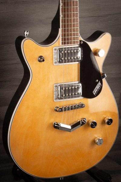 Gretsch G5222 Electromatic Double Jet BT Electric Guitar - V-Stoptail, Aged Natural