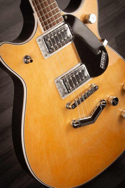 Gretsch G5222 Electromatic Double Jet BT Electric Guitar - V-Stoptail, Aged Natural