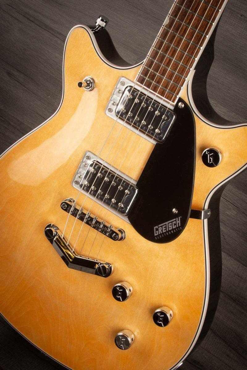 Gretsch G5222 Electromatic Double Jet BT Electric Guitar - V-Stoptail, Aged Natural