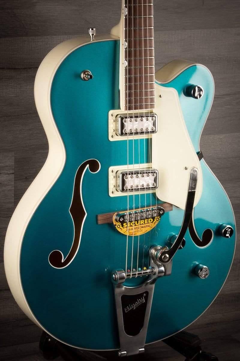 Gretsch Electric Guitar Gretsch - G5410T Limited Edition Electromatic - Ocean Turquoise / Vintage White