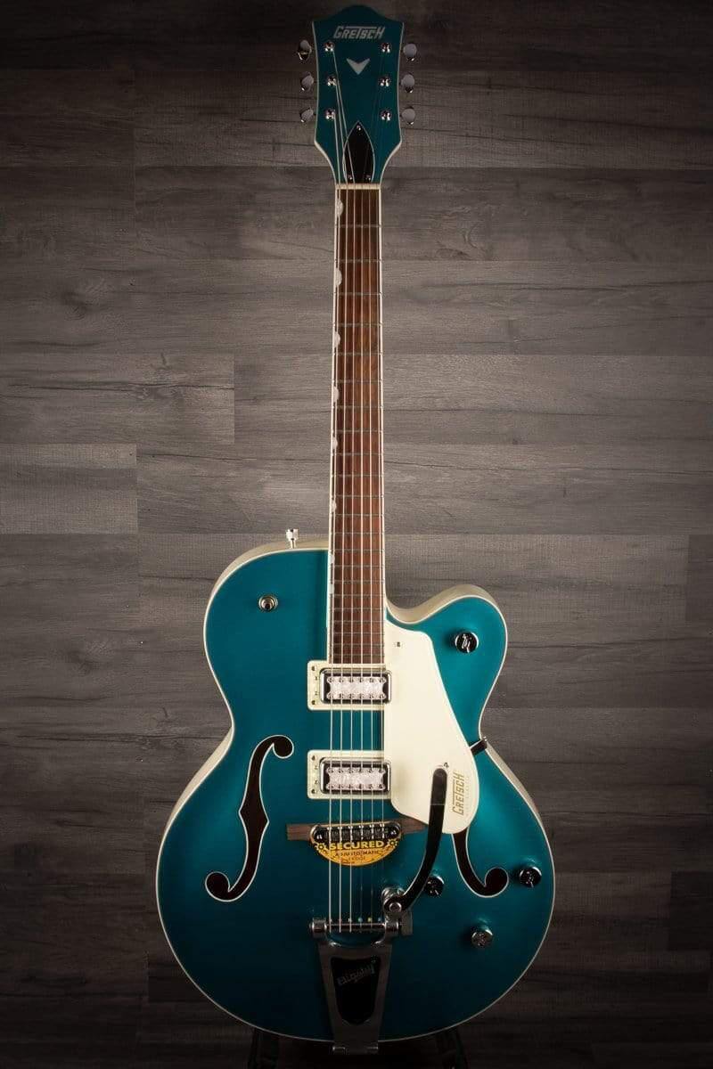 Gretsch Electric Guitar Gretsch - G5410T Limited Edition Electromatic - Ocean Turquoise / Vintage White