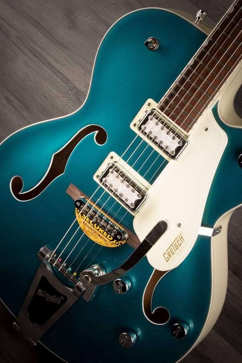 Gretsch Electric Guitar Gretsch - G5410T Limited Edition Electromatic - Ocean Turquoise / Vintage White