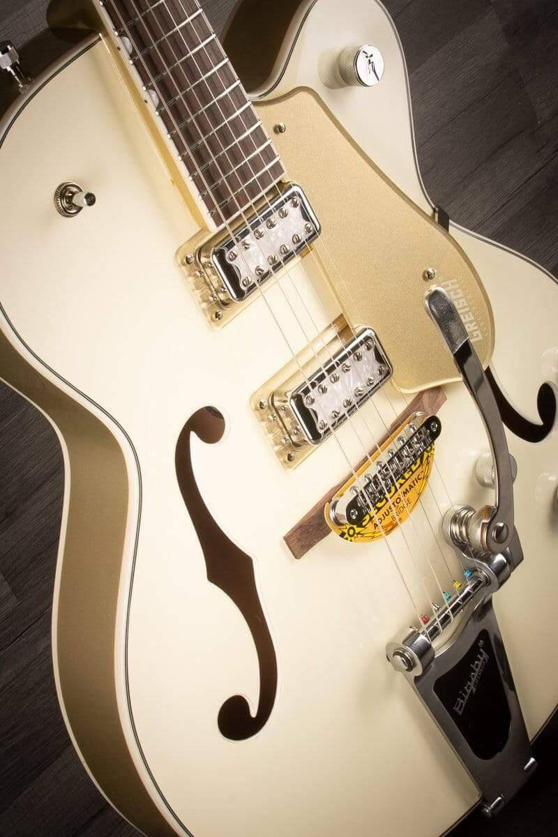 Gretsch Electric Guitar Gretsch - G5410T Limited Edition Electromatic - Vintage White / Casino Gold