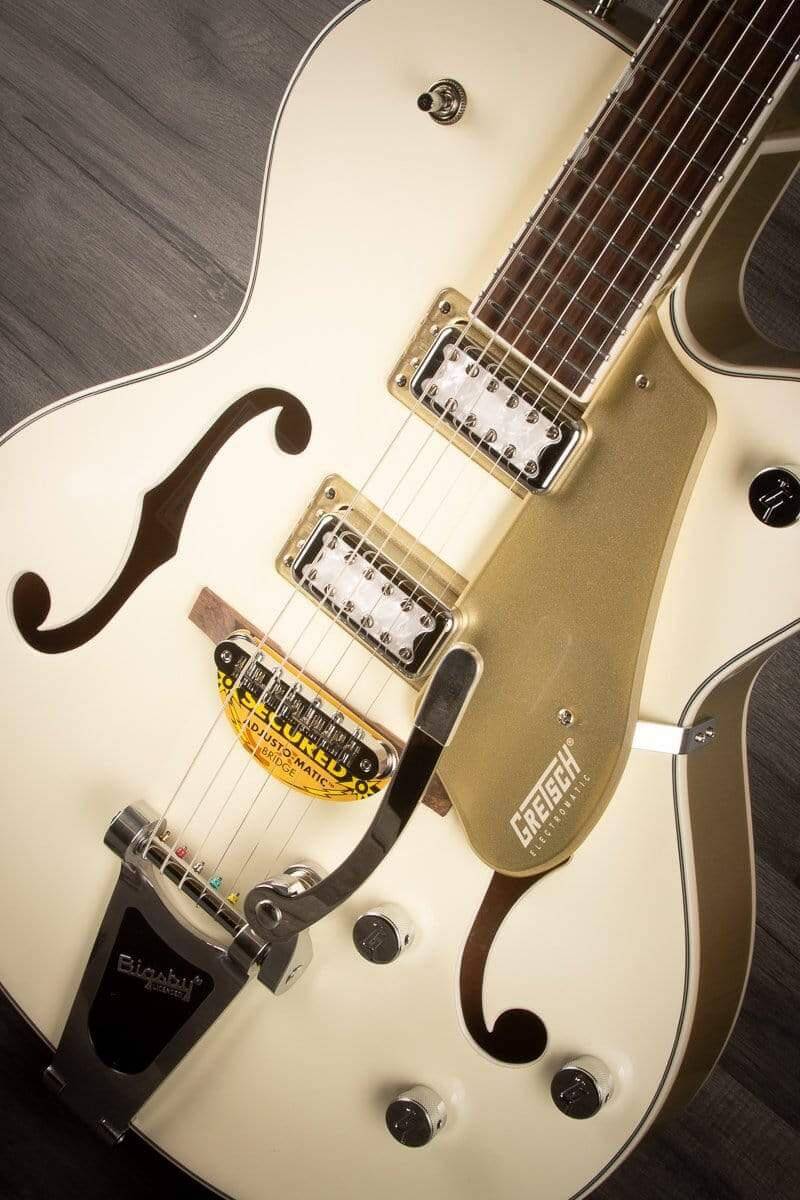 Gretsch Electric Guitar Gretsch - G5410T Limited Edition Electromatic - Vintage White / Casino Gold
