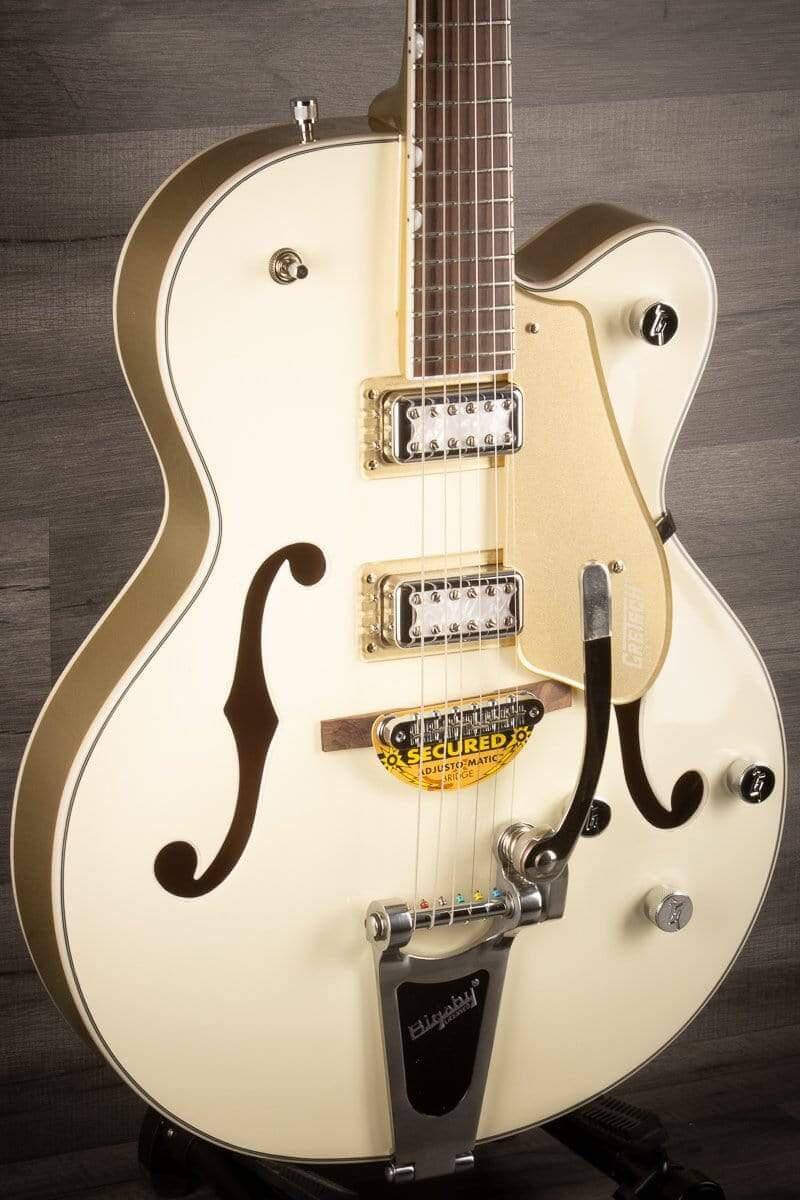 Gretsch Electric Guitar Gretsch - G5410T Limited Edition Electromatic - Vintage White / Casino Gold