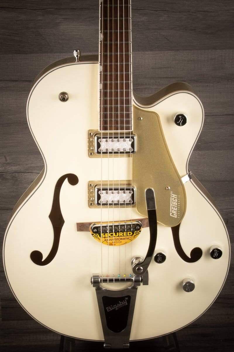 Gretsch Electric Guitar Gretsch - G5410T Limited Edition Electromatic - Vintage White / Casino Gold