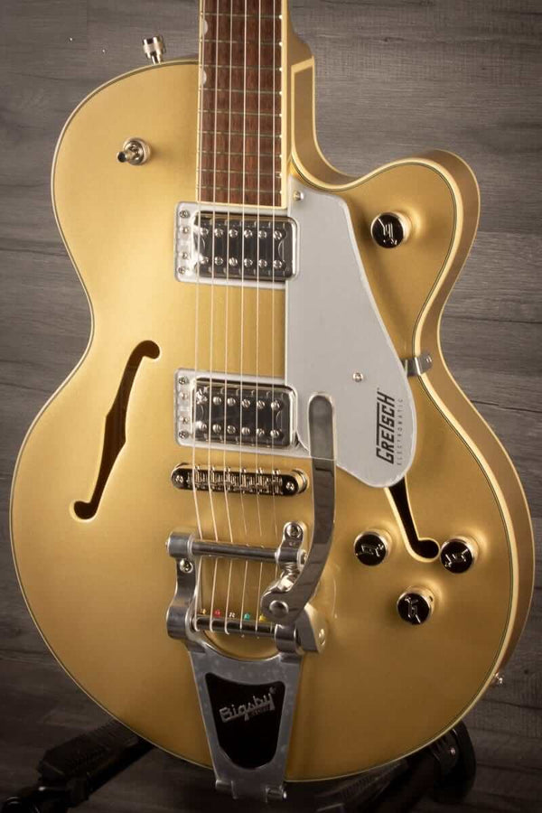 gretsch Electric Guitar Gretsch G5655T Electromatic® Center Block Jr. Single-Cut with Bigsby®, Casino Gold