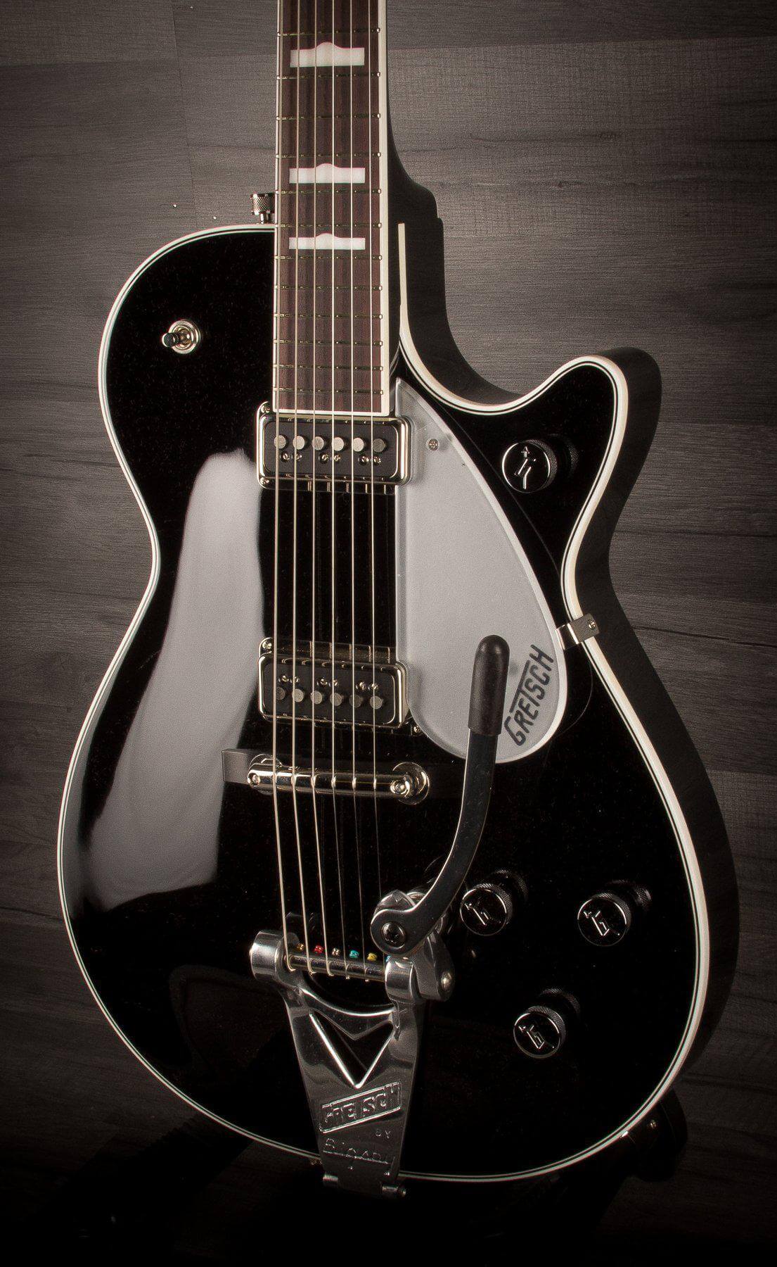 Gretsch G6128T-GH Duo Jet Electric Guitar - Black, George Harrison Signature