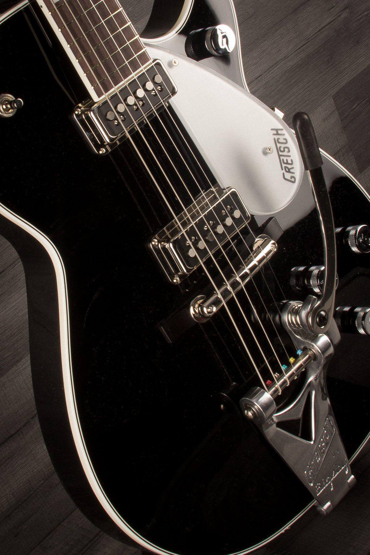 Gretsch G6128T-GH Duo Jet Electric Guitar - Black, George Harrison Signature