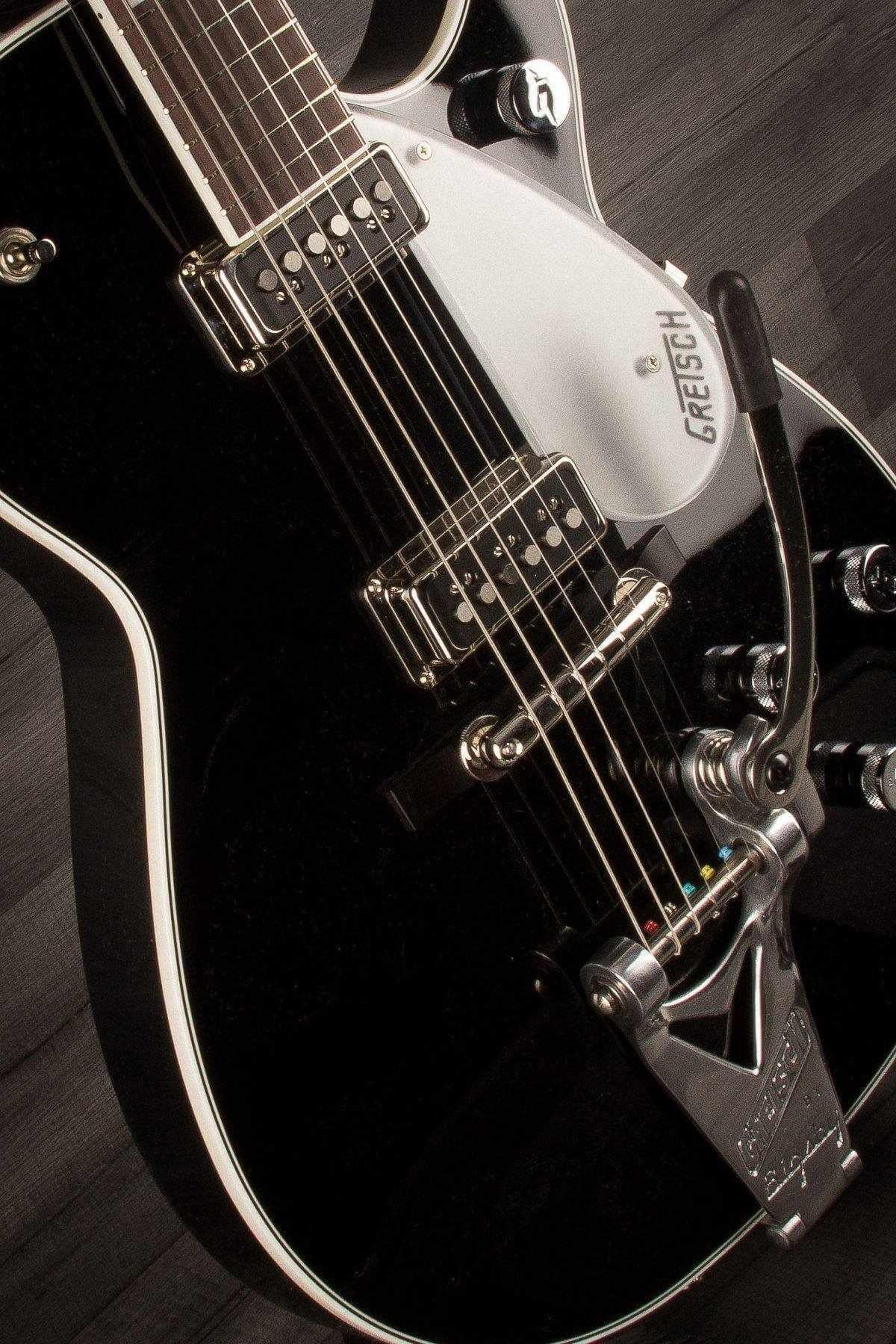 Gretsch G6128T-GH Duo Jet Electric Guitar - Black, George Harrison Signature