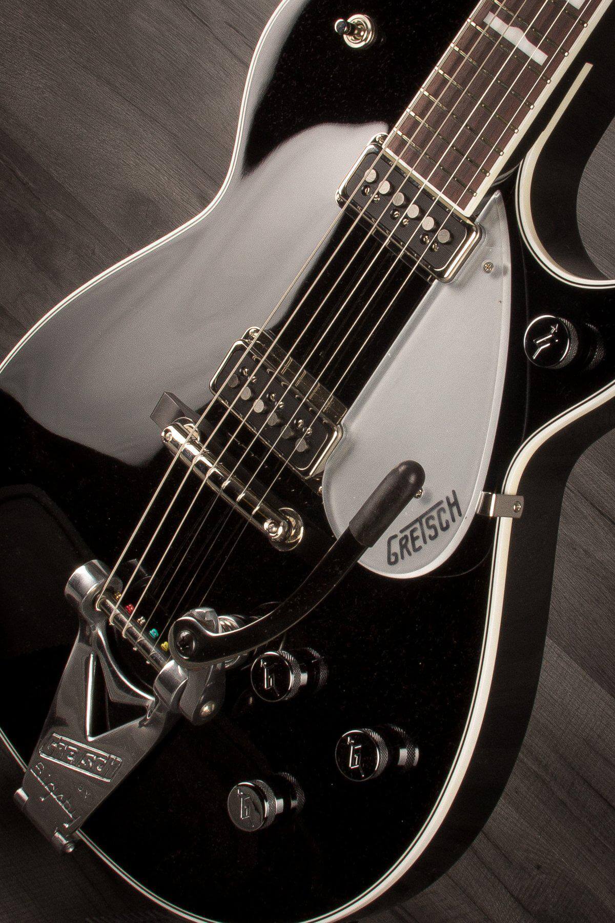 Gretsch G6128T-GH Duo Jet Electric Guitar - Black, George Harrison Signature