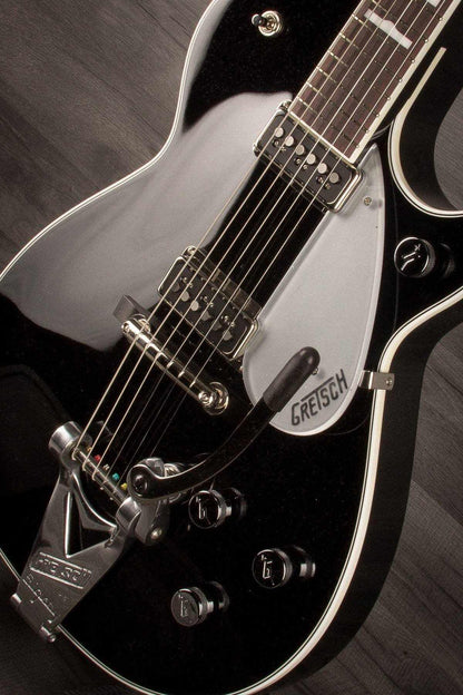 Gretsch G6128T-GH Duo Jet Electric Guitar - Black, George Harrison Signature