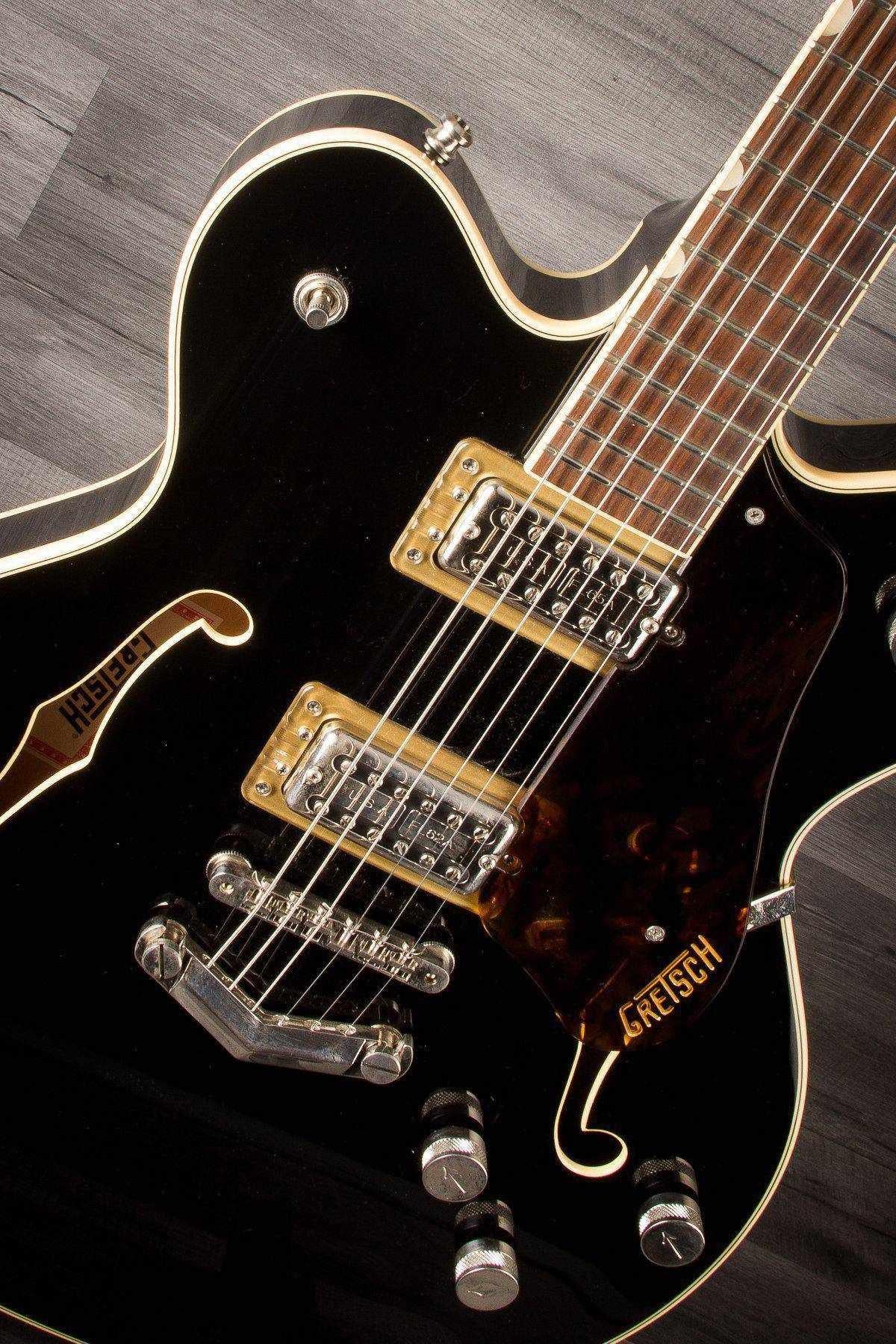 Gretsch G6609 Players Edition Broadkaster CB w/ V-Stoptail - Black