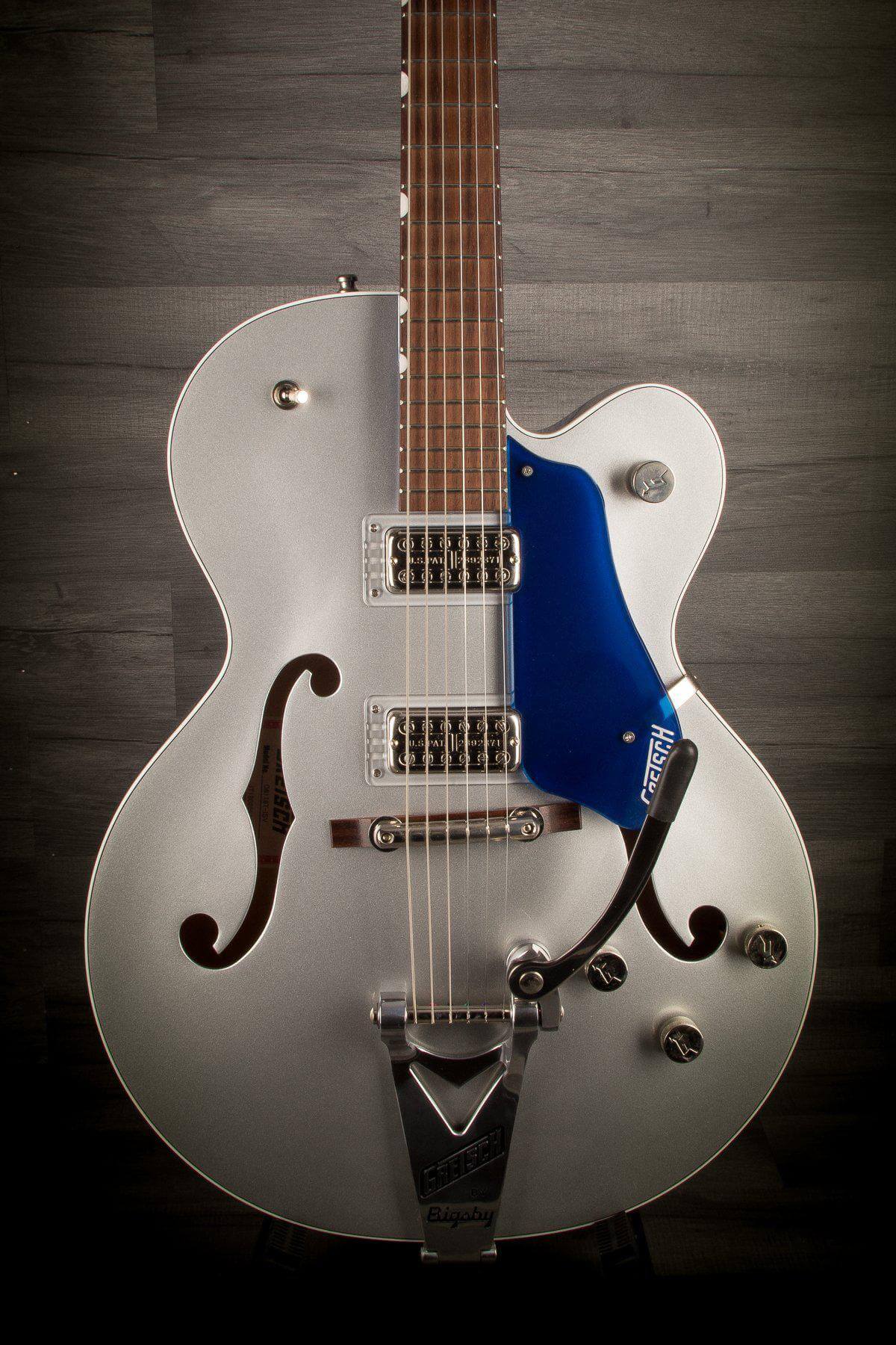 USED - Gretsch G6118T Players Edition Anniversary Iridium Silver & Azure Metallic