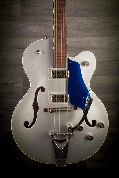USED - Gretsch G6118T Players Edition Anniversary Iridium Silver & Azure Metallic