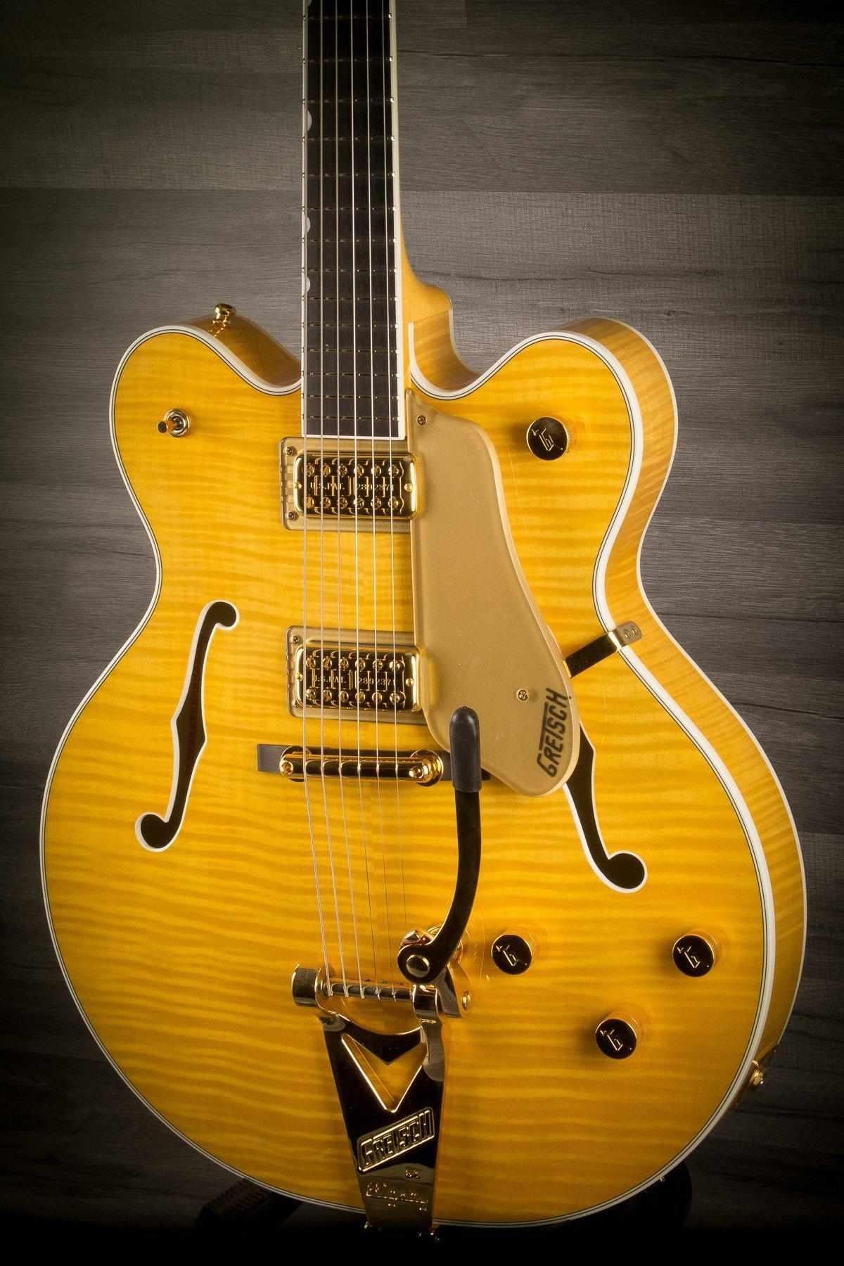 USED - Gretsch G6122TFM Players Edition Country Gentleman - Flame Maple Amber