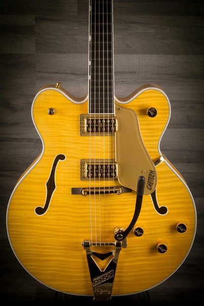 USED - Gretsch G6122TFM Players Edition Country Gentleman - Flame Maple Amber