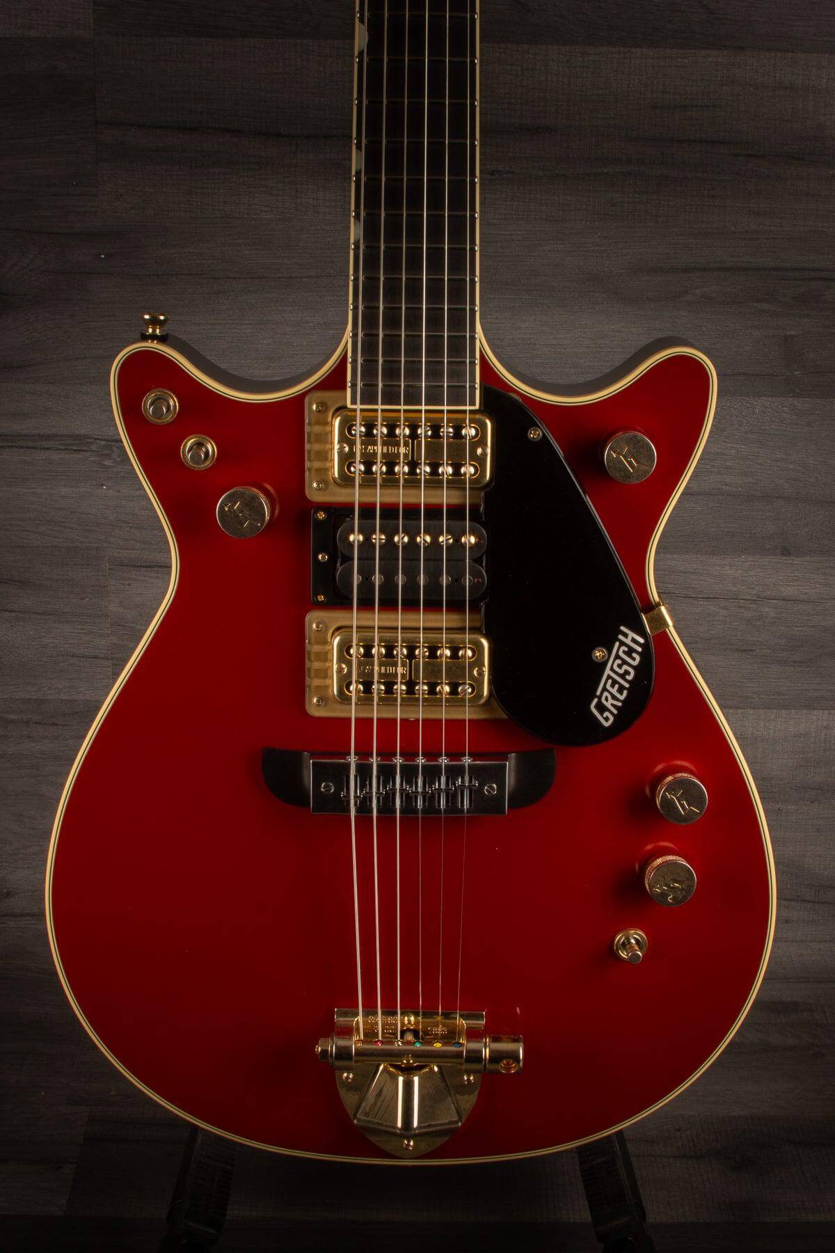 Gretsch G6131G-MY-RB Limited Malcolm Young Signature Jet - Vintage Firebird Red - MusicStreet