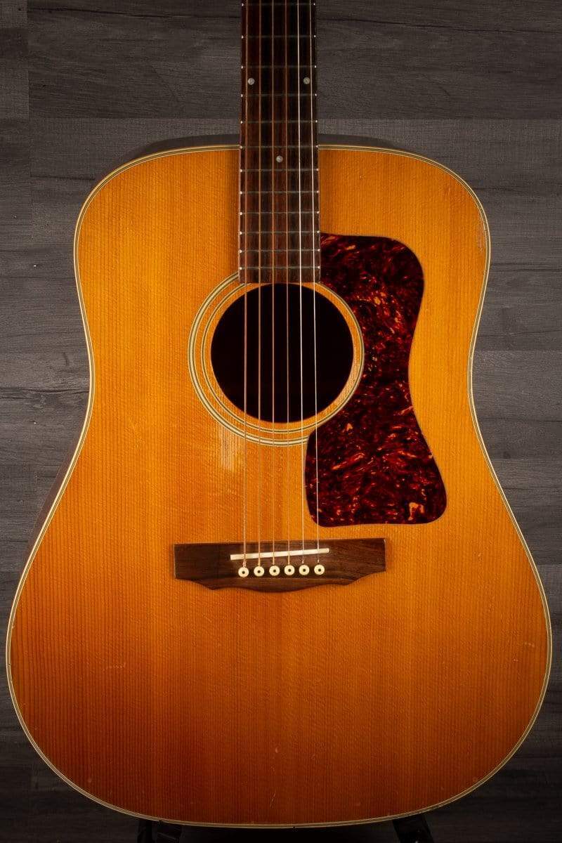 Guild Acoustic Guitar USED - Guild D6E-NT Natural (1993)